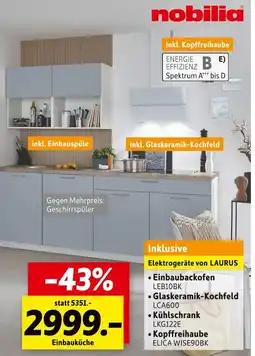 SCONTO Nobilia einbauküche Angebot