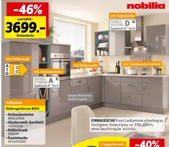 SCONTO Nobilia einbauküche Angebot