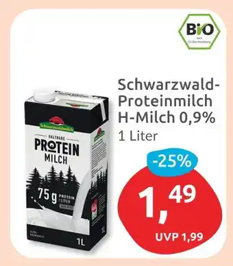 Budni Schwarzwaldmilch schwarzwald-proteinmilch h-milch 0,9% Angebot