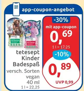 Budni Tetesept kinder badespaß Angebot