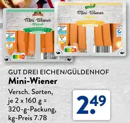 Aldi Süd GUT DREI EICHEN/GÜLDENHOF Mini-Wiener Angebot