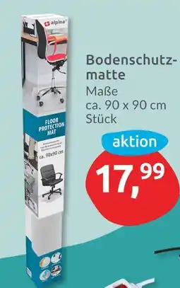 Budni Alpina bodenschutzmatte Angebot