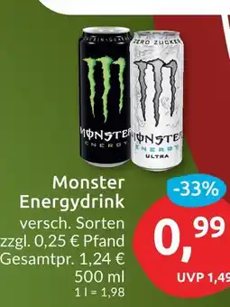 Budni Monster monster energydrink Angebot