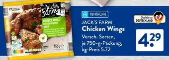 Aldi Süd JACK'S FARM Chicken Wings Angebot