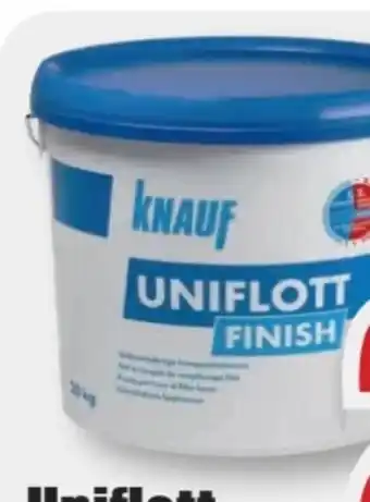 B1 Discount Baumarkt Knauf Spachtelmasse Uniflott Finish Angebot