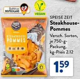 Aldi Süd SPEISE ZEIT Steakhouse Pommes Angebot