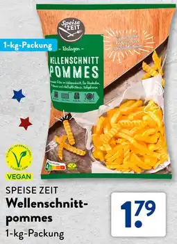 Aldi Süd SPEISE ZEIT Wellenschnittpommes Angebot