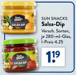 Aldi Süd SUN SNACKS Salsa-Dip Angebot