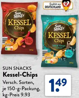 Aldi Süd SUN SNACKS Kessel-Chips Angebot