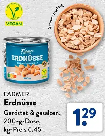 Aldi Süd FARMER Erdnüsse Angebot