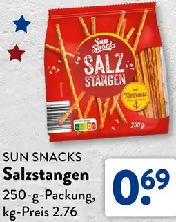 Aldi Süd SUN SNACKS Salzstangen Angebot