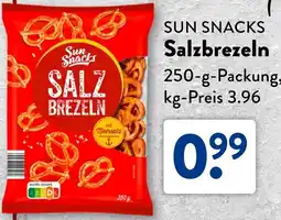 Aldi Süd SUN SNACKS Salzbrezeln Angebot