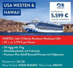 Aldi Süd USA WESTEN & HAWAII Angebot