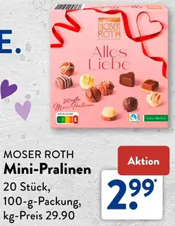 Aldi Süd MOSER ROTH Mini-Pralinen Angebot