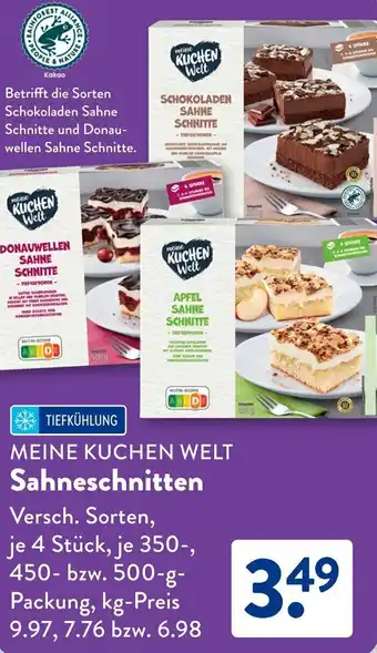 Aldi Süd MEINE KUCHEN WELT Sahneschnitten Angebot