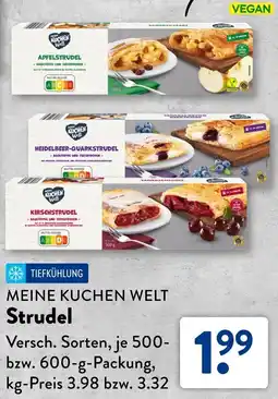 Aldi Süd MEINE KUCHEN WELT Strudel Angebot