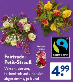 Aldi Süd Fairtrade Petit-Strauß Angebot