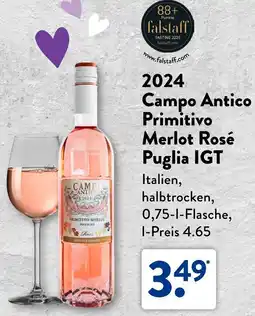 Aldi Süd 2024 Campo Antico Primitivo Merlot Rosé Puglia IGT Angebot