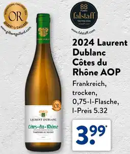 Aldi Süd 2024 Laurent Dublanc Côtes du Rhône AOP Angebot