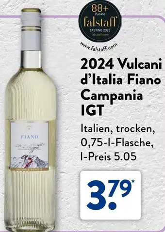 Aldi Süd 2024 Vulcani d'Italia Fiano Campania IGT Angebot