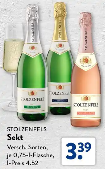 Aldi Süd STOLZENFELS Sekt Angebot