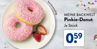 Aldi Süd MEINE BACKWELT Pinkie-Donut Angebot