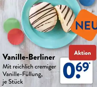 Aldi Süd Vanille-Berliner Angebot