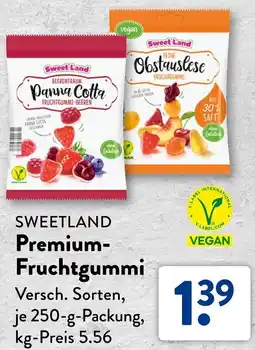 Aldi Süd SWEETLAND Premium Fruchtgummi Angebot