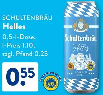 Aldi Süd SCHULTENBRÄU Helles Angebot