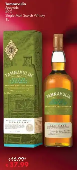 Travel Free Tamnavulin Speyside 40% Single Malt Scotch Whisky Angebot