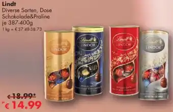 Travel Free Lindt Diverse Sorten Angebot