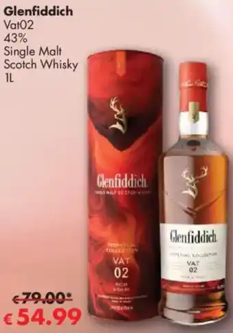 Travel Free Glenfiddich Vat02 43% Single Malt Scotch Whisky Angebot