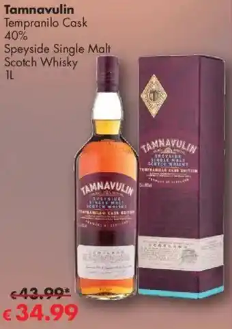 Travel Free Tamnavulin Tempranilo Cask Angebot