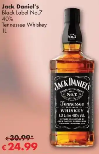 Travel Free Jack Daniel's Black Label No.7 Angebot