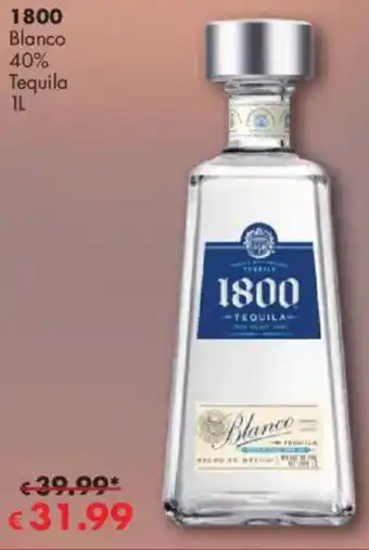 Travel Free 1800 Blanco 40% Tequila Angebot