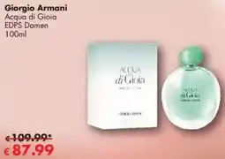 Travel Free Giorgio Armani Acqua di Gioia EDPS Damen Angebot