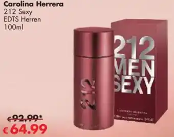 Travel Free Carolina Herrera 212 Sexy EDTS Herren Angebot