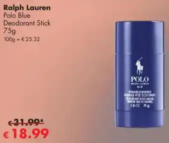 Travel Free Ralph Lauren Polo Blue Deodorant Stick Angebot