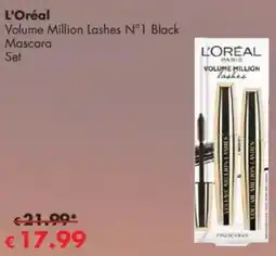 Travel Free L'Oréal Volume Million Lashes N°1 Black Mascara Set Angebot