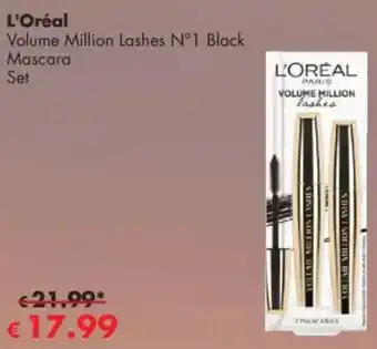 Travel Free L'Oréal Volume Million Lashes N°1 Black Mascara Set Angebot