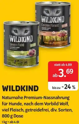 Das Futterhaus Wildkind Naturnahe Premium-Nassnahrung Angebot