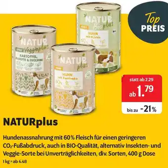 Das Futterhaus NATURplus Hundenassnahrung Angebot