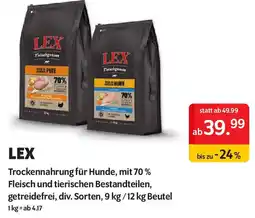 Das Futterhaus LEX Trockennahrung Angebot