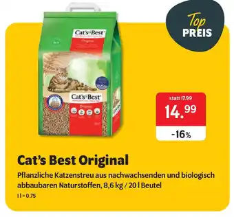 Das Futterhaus Cat's Best Original Angebot