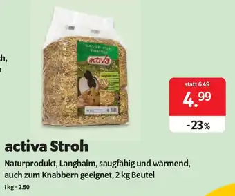 Das Futterhaus activa Stroh Angebot