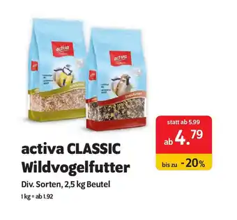 Das Futterhaus activa CLASSIC Wildvogelfutter Angebot