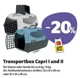 Das Futterhaus Transportbox Capri I und II Angebot