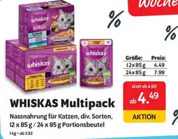 Das Futterhaus WHISKAS Multipack Angebot