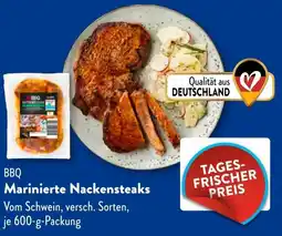 Aldi Süd BBQ Marinierte Nackensteaks Angebot