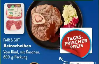 Aldi Süd FAIR & GUT Beinscheiben Angebot